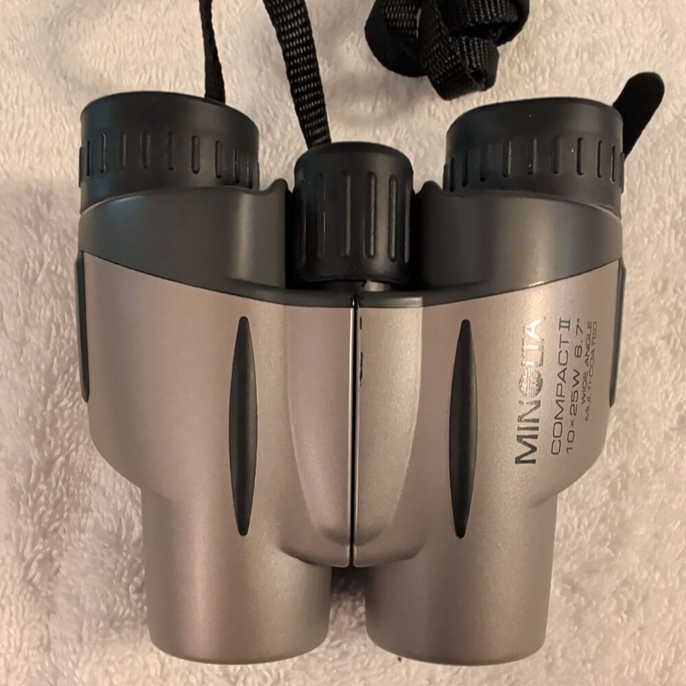 Minolta Compact Binoculars 10x25 6.7° Degree with Soft Case Bird Watching